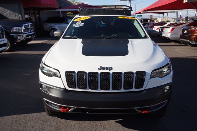 2019 Jeep Cherokee TRAILHAWK ELITE, 4X4, LIFTED, NEW ALL TERRAIN TIRES, LADDER RACK - 23081554 - 11