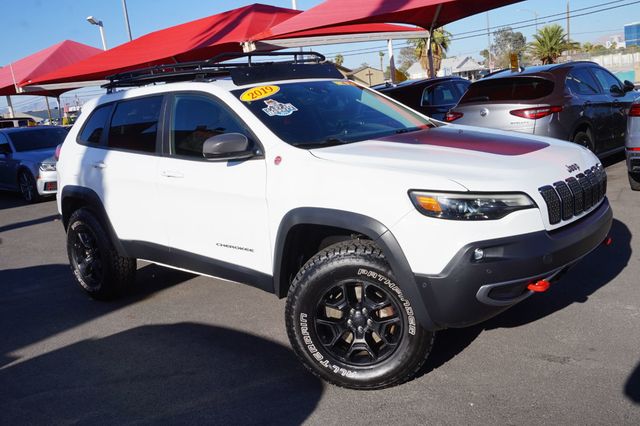 2019 Jeep Cherokee TRAILHAWK ELITE, 4X4, LIFTED, NEW ALL TERRAIN TIRES, LADDER RACK - 23081554 - 1