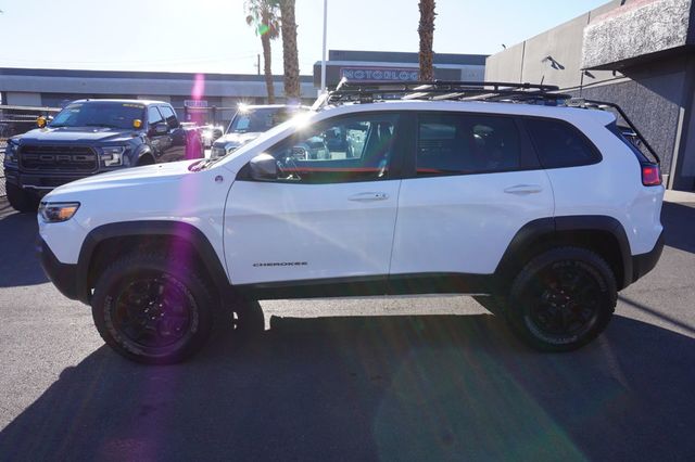 2019 Jeep Cherokee TRAILHAWK ELITE, 4X4, LIFTED, NEW ALL TERRAIN TIRES, LADDER RACK - 23081554 - 2
