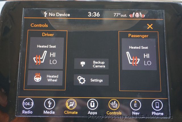 2019 Jeep Grand Cherokee Limited 4x4 CARPLAY NAVIGATION REAR CAMERA SUNROOF HEATED SEATS  - 23037138 - 20