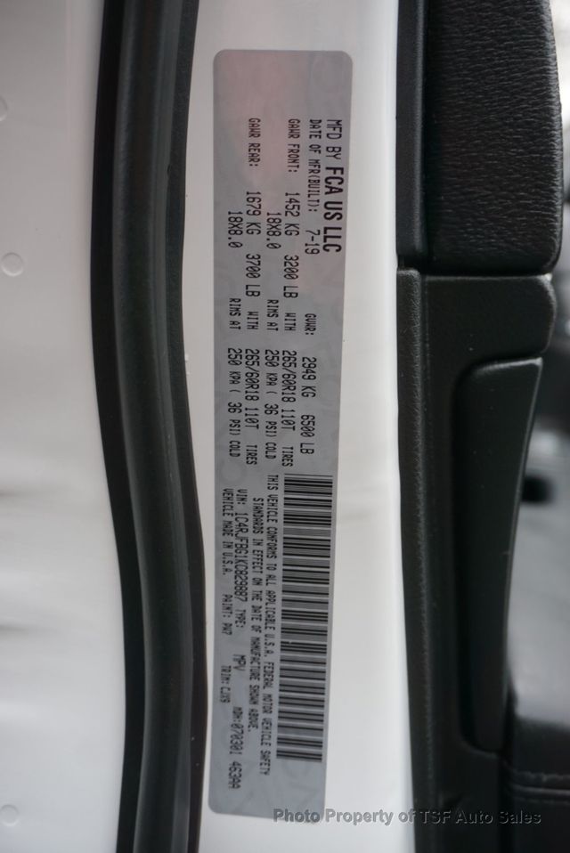 2019 Jeep Grand Cherokee Limited X 4x4 NAVIGATION REAR CAM HEATED SEATS SUNROOF LEATHER - 22984062 - 38