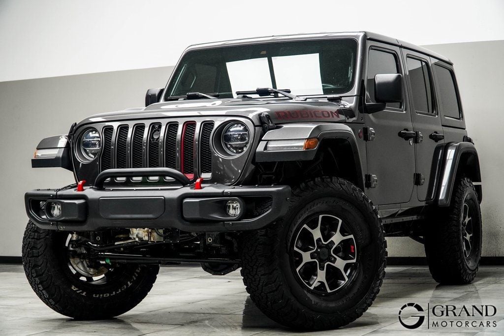 Used 2019 Jeep Wrangler Unlimited Rubicon with VIN 1C4HJXFN1KW523748 for sale in Kennesaw, GA