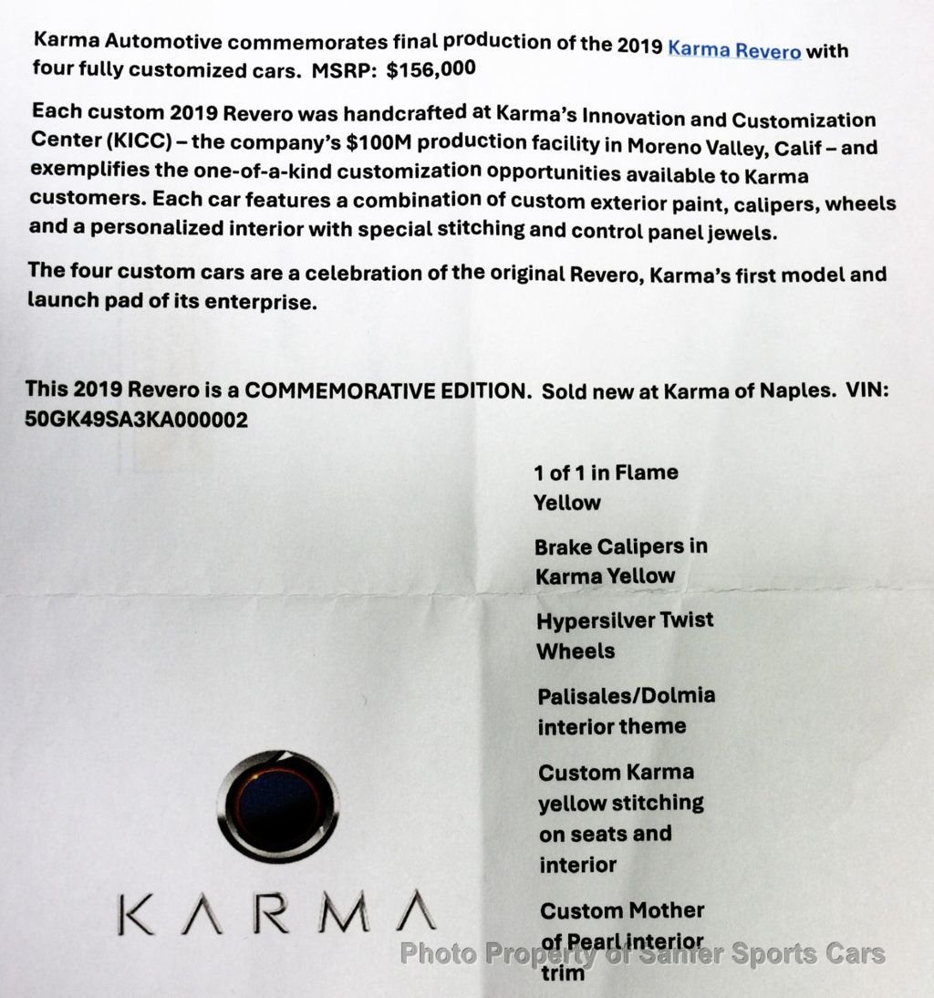 2019 Karma Revero Commemorative Edition  - 22674296 - 44