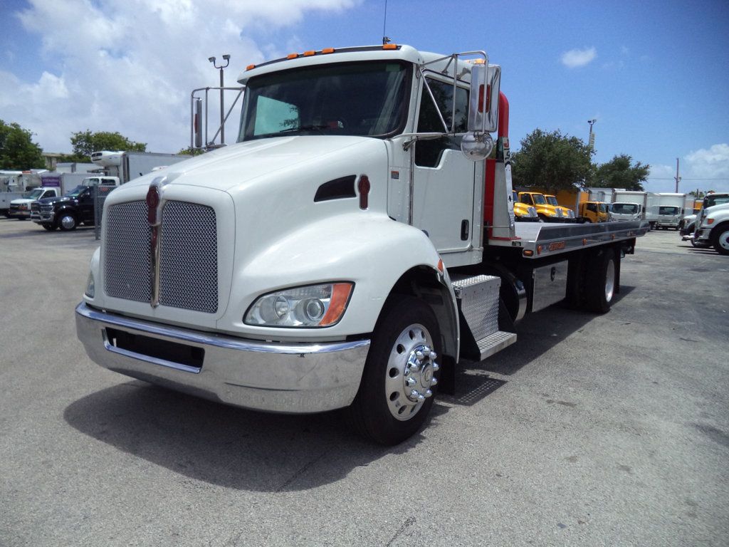 2019 Kenworth T270 w/ 22' JerrDan 6 Ton XLP Car Carrier Rollback Aluminum - 23032254 - 1