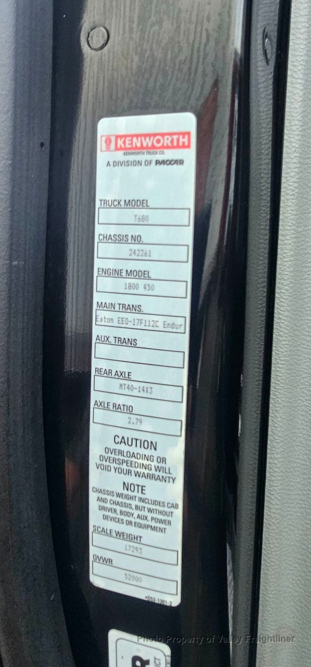 2019 Kenworth T680  - 23001237 - 20
