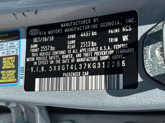 2019 Kia Optima LX Automatic - 23016411 - 21