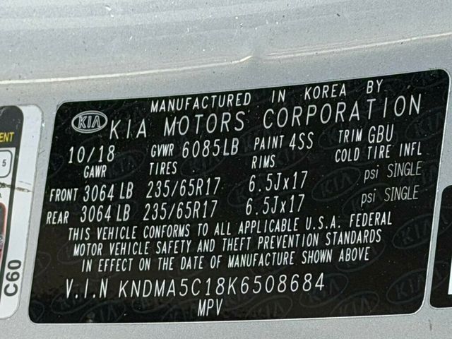 2019 Kia Sedona L FWD - 23026284 - 45