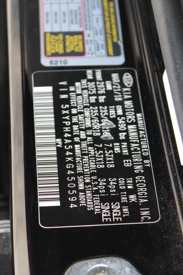 2019 Kia Sorento EX Sport V6 FWD - 22883870 - 25