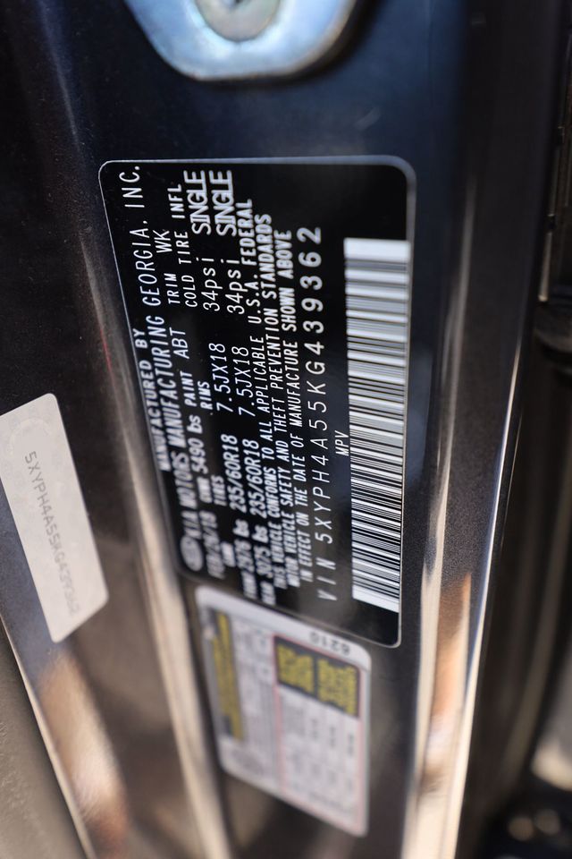 2019 KIA SORENTO EX V6 FWD - 22972787 - 36