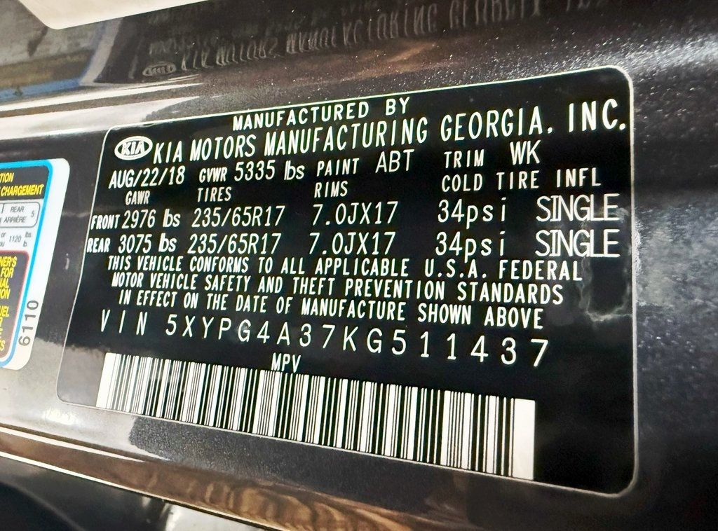 2019 Kia Sorento LX FWD - 22925369 - 37