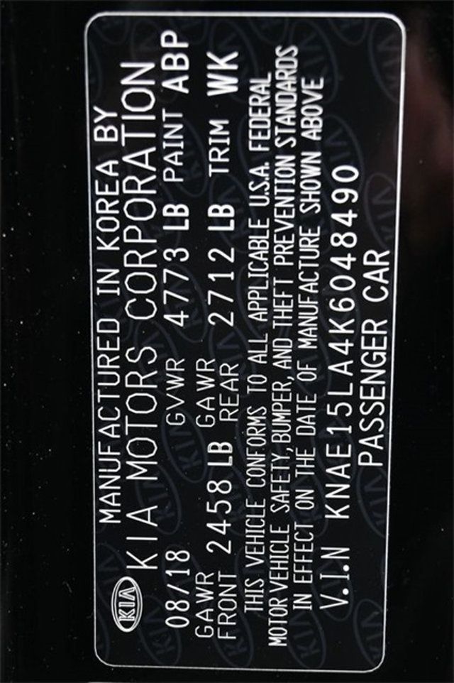 2019 Kia Stinger RWD - 22953212 - 7