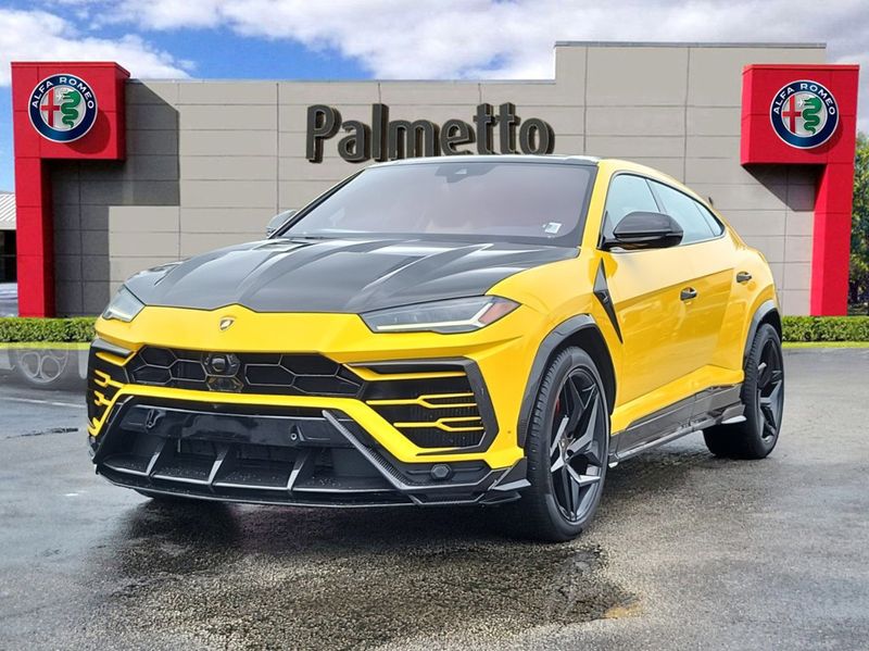 Used 2019 Lamborghini Urus Base with VIN ZPBUA1ZLXKLA03287 for sale in Miami, FL