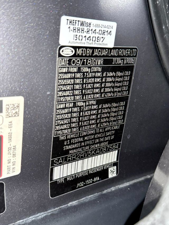 2019 Land Rover Discovery HSE - 22947339 - 47