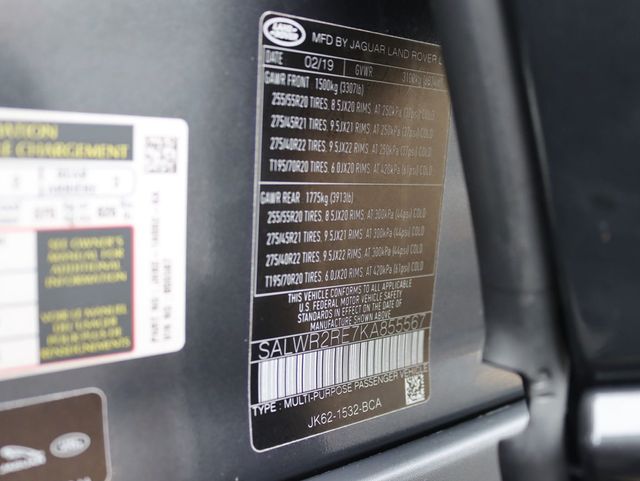 2019 Land Rover Range Rover Sport V8 Supercharged Dynamic - 22931036 - 33