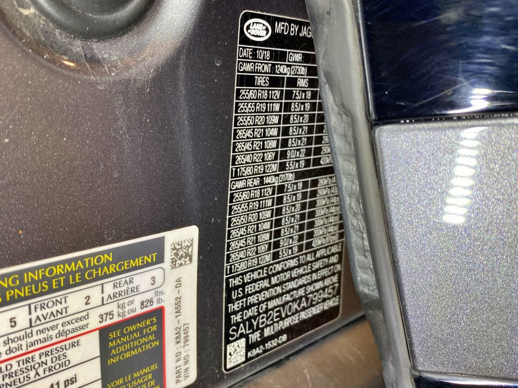 2019 Land Rover Range Rover Velar P380 S - 23011582 - 66