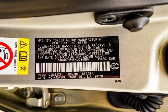 2019 Lexus ES ES 350 FWD - 22978395 - 41