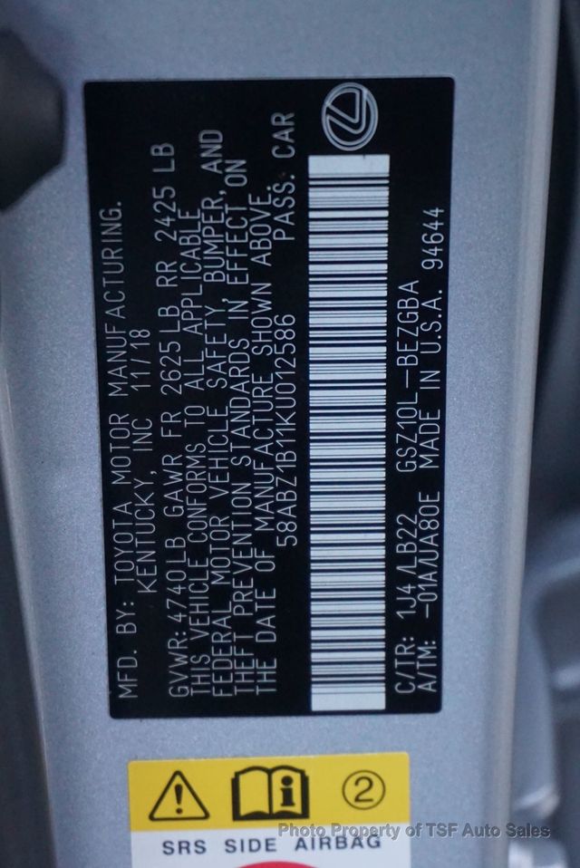 2019 Lexus ES ES 350 Luxury FWD CARPLAY PANO ROOF NAVI REAR CAM HOT&COOL SEATS - 22964148 - 41