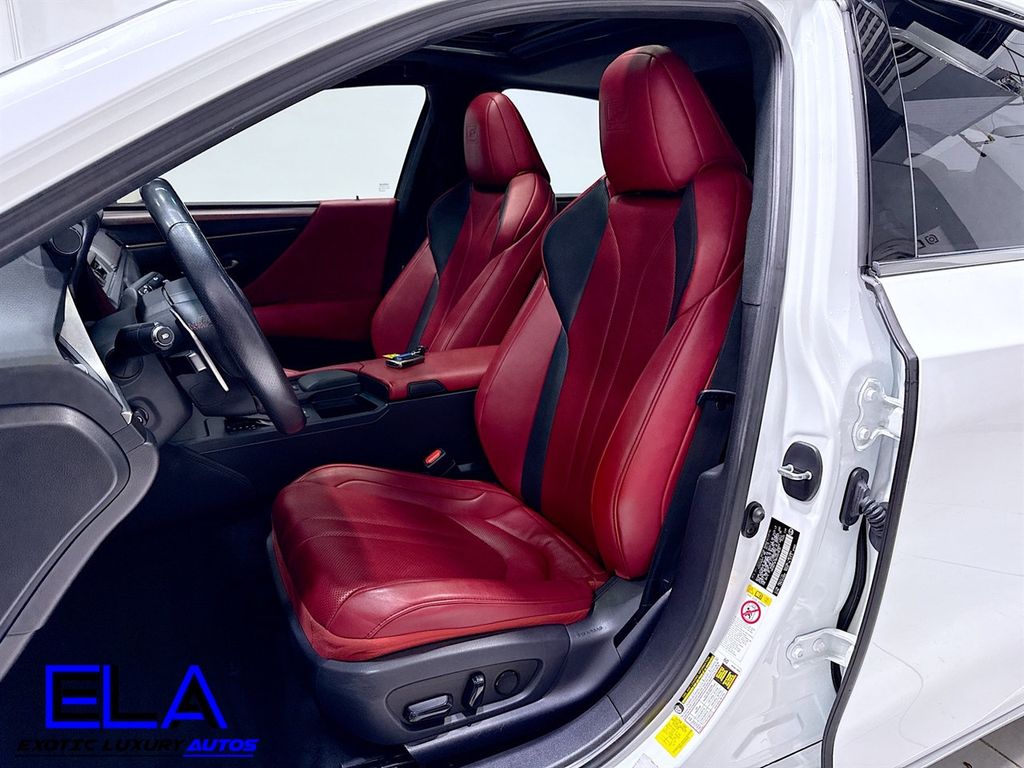 2019 Lexus ES F SPORT! RED GUTS! PARK ASSIST! APPLE CAR PLAY! CLEAN CLEAN! - 22939609 - 25