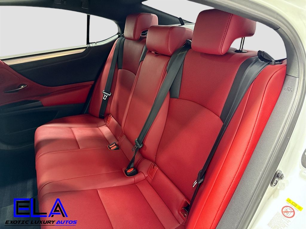 2019 Lexus ES F SPORT! RED GUTS! PARK ASSIST! APPLE CAR PLAY! CLEAN CLEAN! - 22939609 - 28