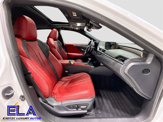2019 Lexus ES F SPORT! RED GUTS! PARK ASSIST! APPLE CAR PLAY! CLEAN CLEAN! - 22939609 - 35