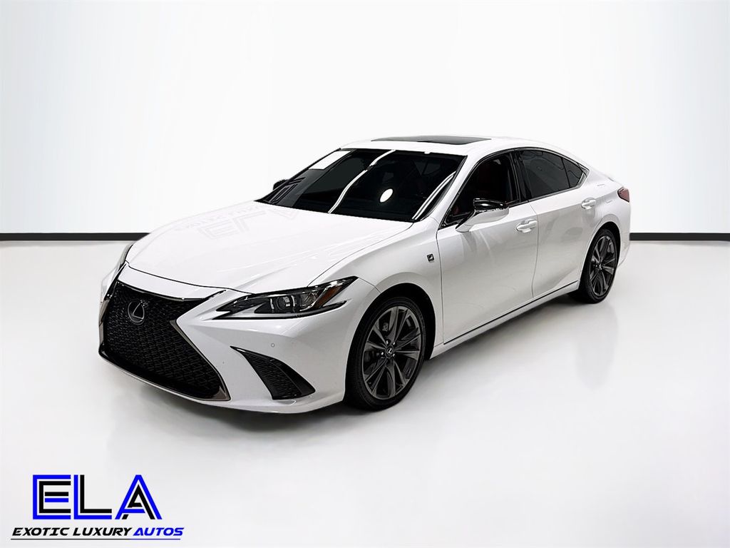 2019 Lexus ES F SPORT! RED GUTS! PARK ASSIST! APPLE CAR PLAY! CLEAN CLEAN! - 22939609 - 36