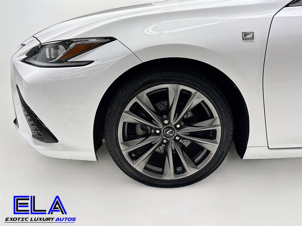 2019 Lexus ES F SPORT! RED GUTS! PARK ASSIST! APPLE CAR PLAY! CLEAN CLEAN! - 22939609 - 37