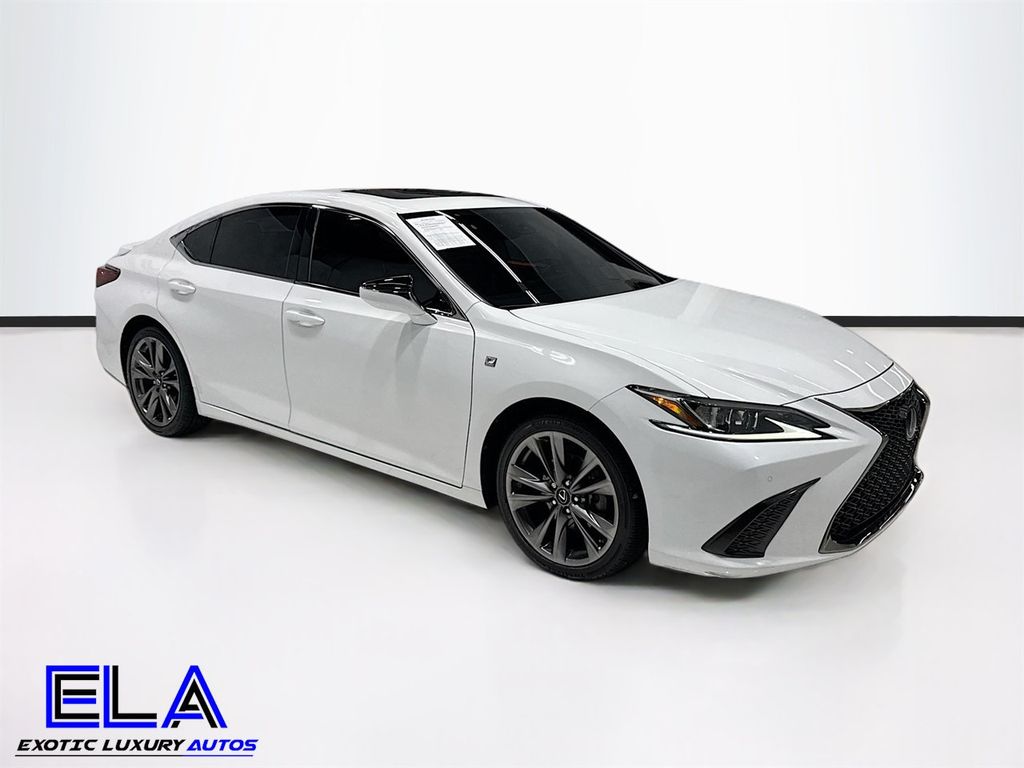 2019 Lexus ES F SPORT! RED GUTS! PARK ASSIST! APPLE CAR PLAY! CLEAN CLEAN! - 22939609 - 56
