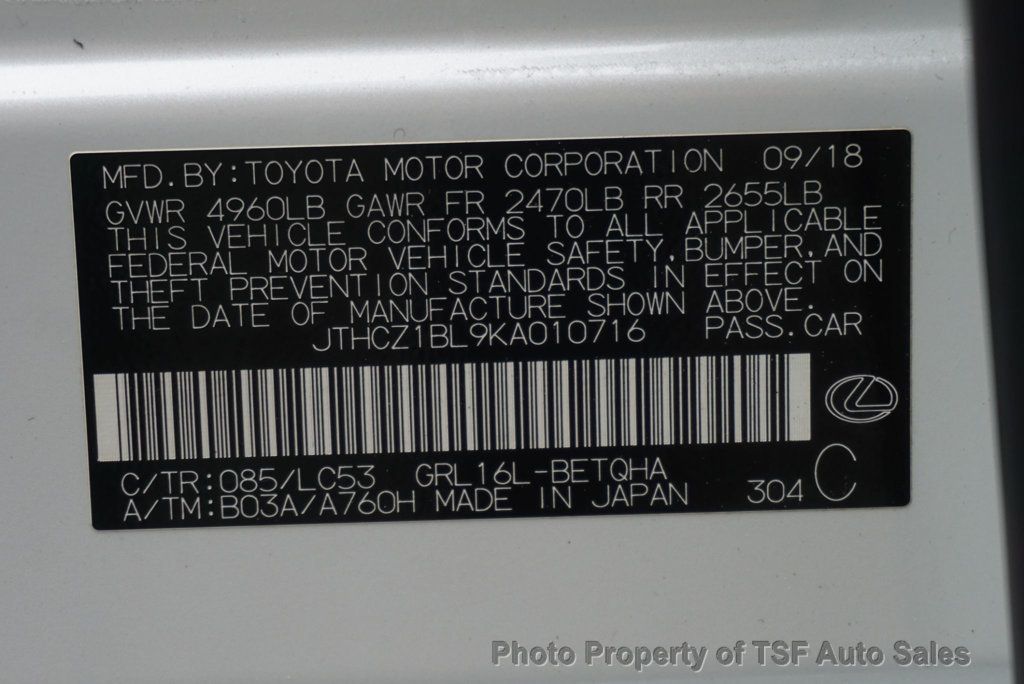 2019 Lexus GS GS 350 F SPORT AWD - 23086154 - 35