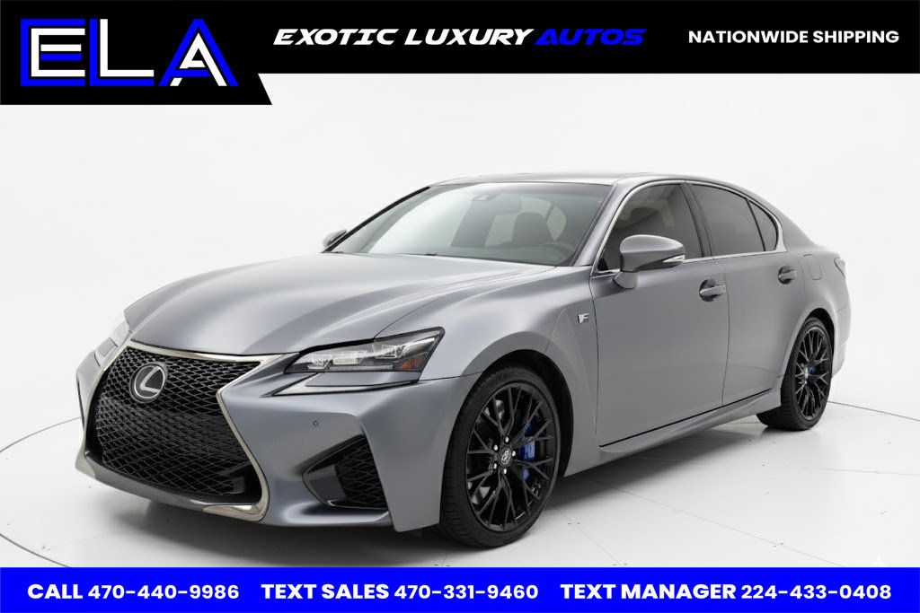 2019 Lexus GS F ONLY 100 MADE F-10 ANNIVERSARY EDITION! HEADS UP DISP BLUE INTER - 22917430 - 0