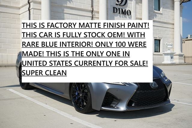 2019 Lexus GS F ONLY 100 MADE F-10 ANNIVERSARY EDITION! HEADS UP DISP BLUE INTER - 22917430 - 3