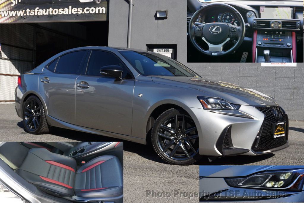 2019 Lexus IS IS 300 F SPORT AWD BLACK LINE EDITION NAVI REAR CAM CARPLAY  - 22677633 - 0