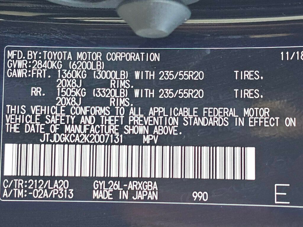 2019 Lexus RX RX 450hL Luxury AWD - 22922775 - 43