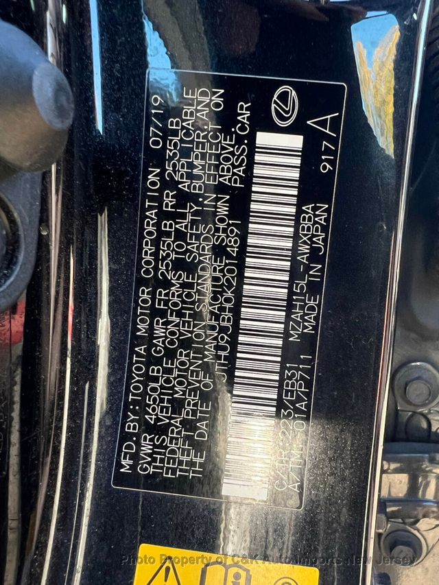 2019 Lexus UX F SPORT AWD,ROOF,HTD STS,HTD STEERING - 22934863 - 50