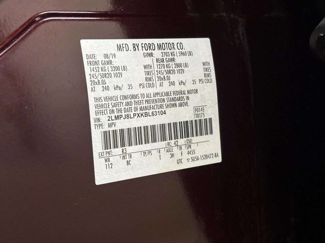 2019 Lincoln Nautilus Reserve AWD - 22982274 - 44