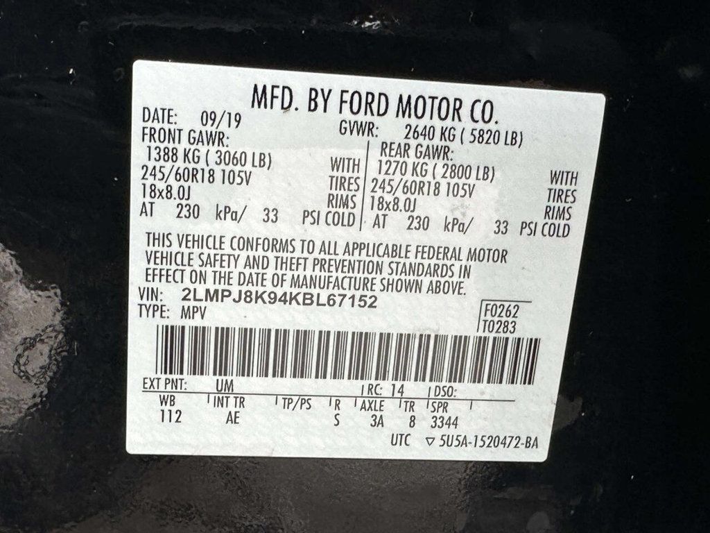 2019 Lincoln Nautilus Select AWD - 22981221 - 25