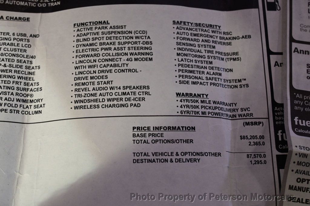 2019 Lincoln Navigator 4x4 Reserve - 22957229 - 57