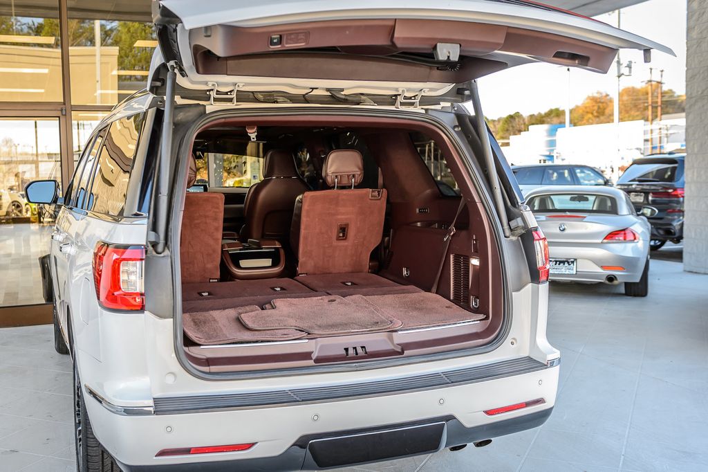 2019 Lincoln Navigator NAVIGATOR 4X4 BLACK LABEL WHITE ON MAHOGANY RED NAV QUADCAPTAINS - 22947084 - 10