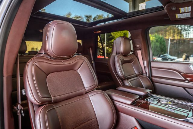 2019 Lincoln Navigator NAVIGATOR 4X4 BLACK LABEL WHITE ON MAHOGANY RED NAV QUADCAPTAINS - 22947084 - 39