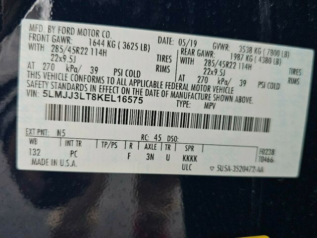 2019 Lincoln Navigator L 4x4 Reserve - 22958858 - 48