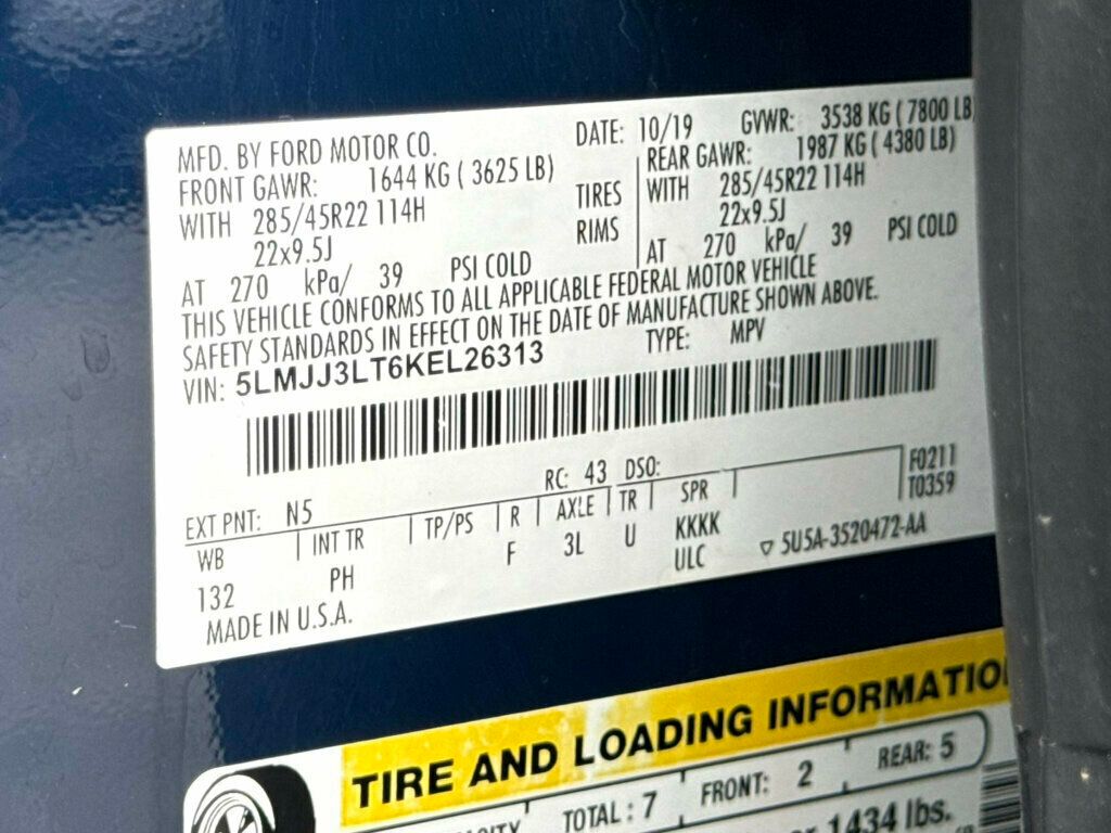 2019 Lincoln Navigator L Reserve 4x4 - 23011922 - 49