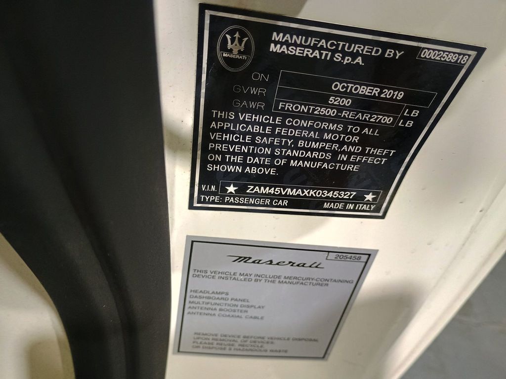 2019 Maserati GranTurismo Convertible MC 4.7L 1 Owner Clean Carfax Florida Car - 22950619 - 12