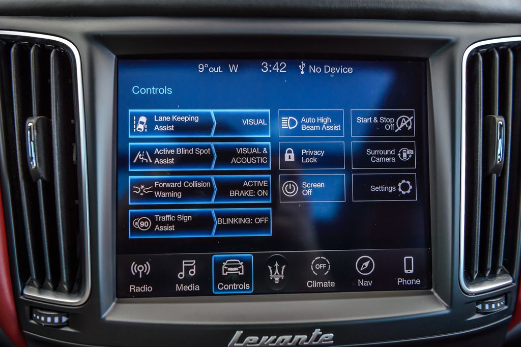 2019 Maserati Levante LEVANTE GRANSPORT - BITURBO - RED LEATHER - NAV - BLUETOOTH - 23036506 - 20