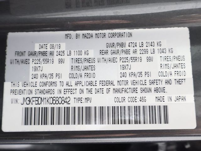 2019 Mazda CX-5 Grand Touring AWD - 22965949 - 60