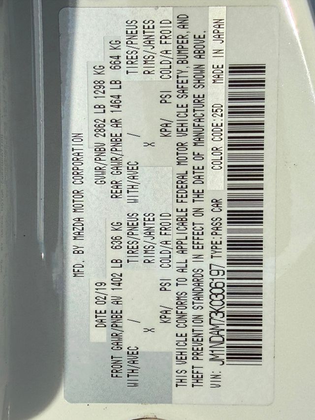 2019 Mazda MX-5 Miata RF Grand Touring Manual - 22951531 - 26