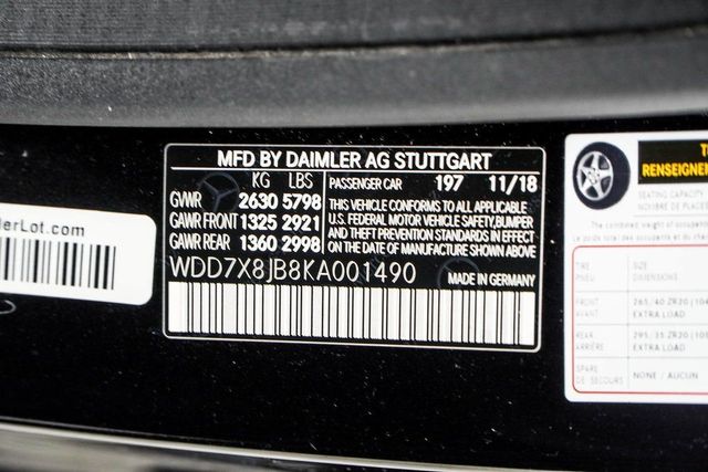 2019 Mercedes-Benz AMG GT AMG GT 63 4-Door Coupe - 23017681 - 49