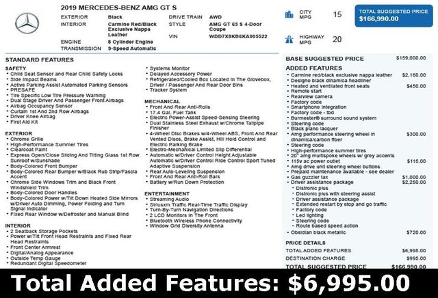 2019 Mercedes-Benz AMG GT AMG GT 63 S 4-Door Coupe - 22890377 - 2