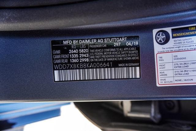 2019 Mercedes-Benz AMG GT AMG GT 63 S 4-Door Coupe - 23003828 - 40