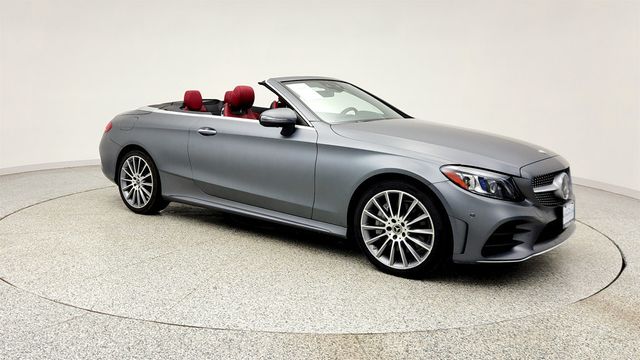 2019 Mercedes-Benz C-Class C 300 4MATIC Cabriolet w/ designo Bengal Red Nappa Leather Pkg. - 23015737 - 2