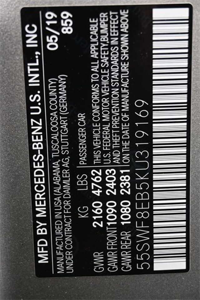 2019 Mercedes-Benz C-Class C 300 4MATIC Sedan - 22960539 - 6