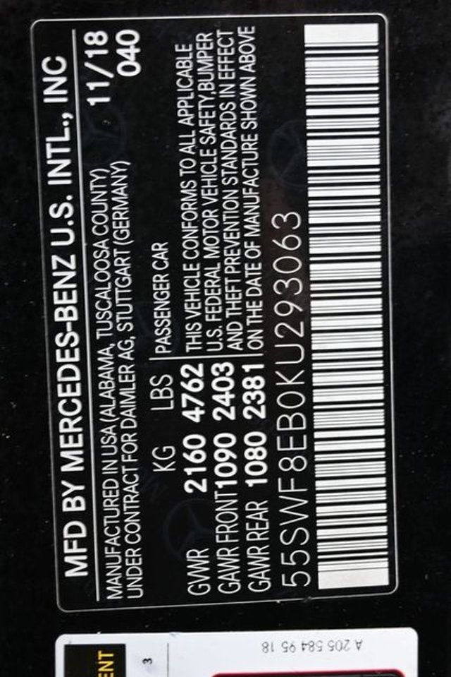 2019 Mercedes-Benz C-Class C 300 4MATIC Sedan - 22993223 - 8